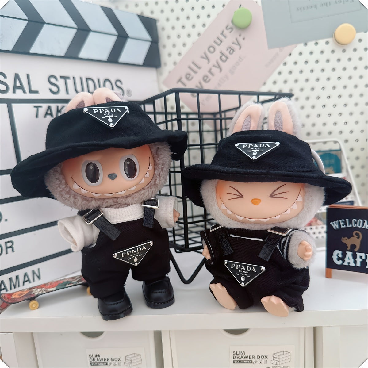 Prabangos įkvėptas Labubu stiliaus drabužių rinkinys