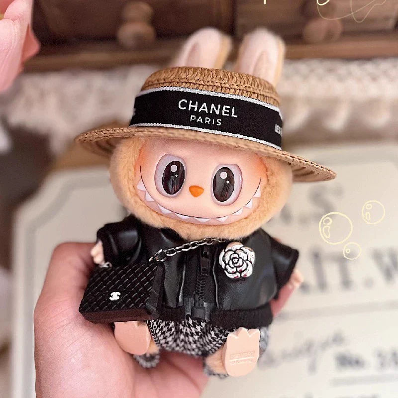 Prabangos įkvėptas Labubu stiliaus drabužių rinkinys