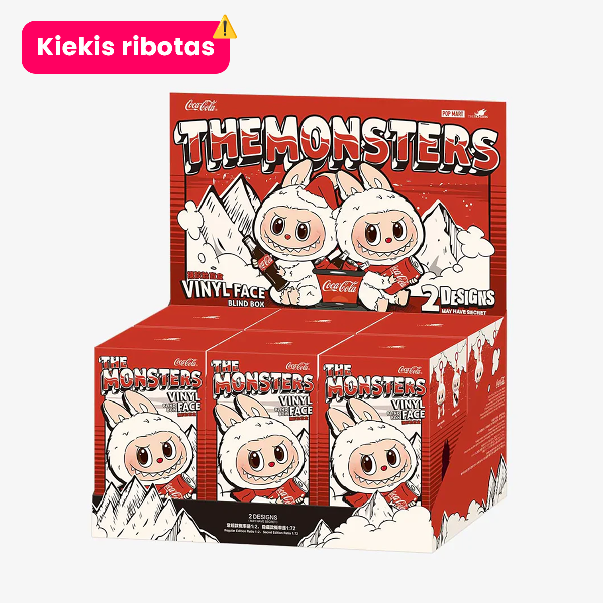 LABUBU "Coca-Cola" kolekcijos slapta dėžutė