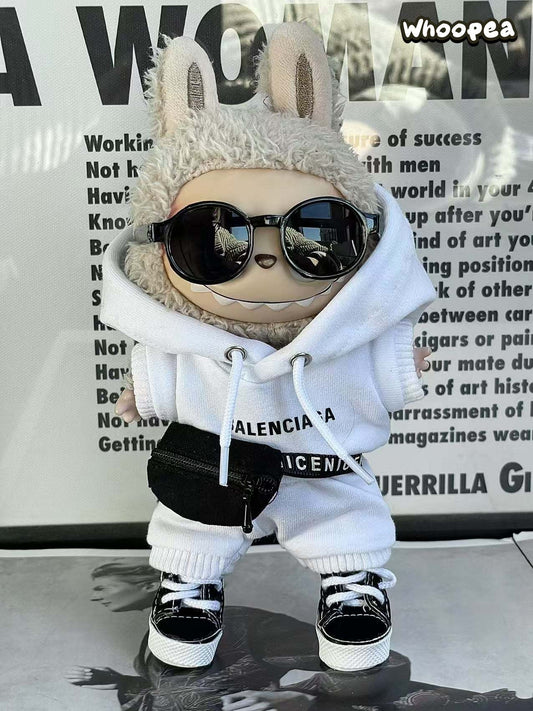 Prabangos įkvėptas Labubu stiliaus drabužių rinkinys