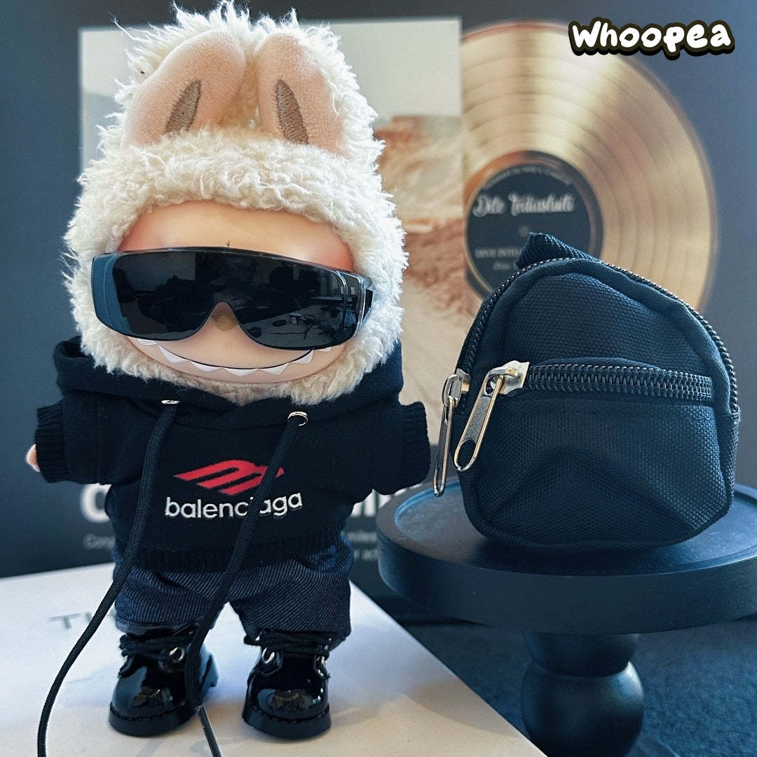 Prabangos įkvėptas Labubu stiliaus drabužių rinkinys