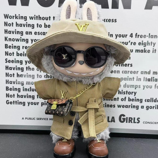 Prabangos įkvėptas Labubu stiliaus drabužių rinkinys