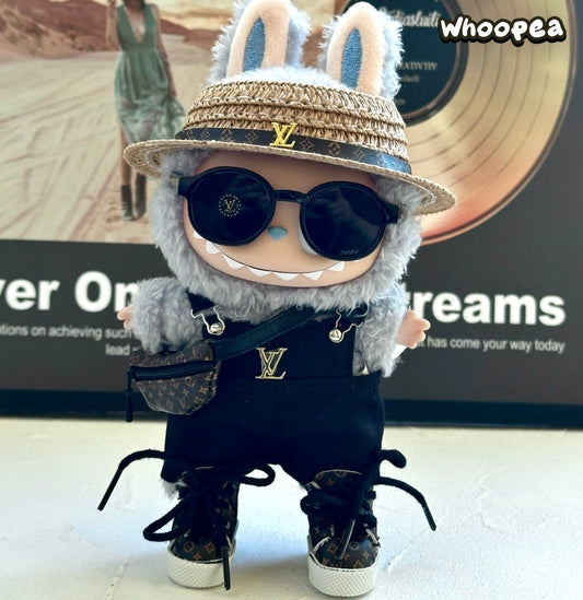 Prabangos įkvėptas Labubu stiliaus drabužių rinkinys