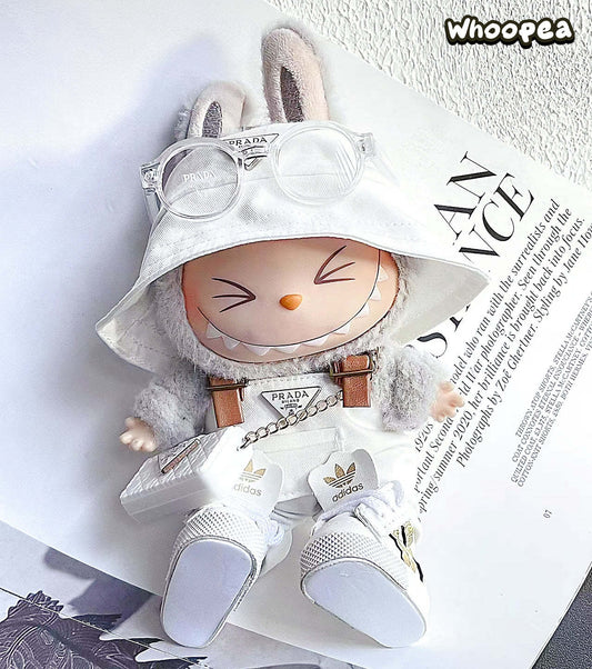 Prabangos įkvėptas Labubu stiliaus drabužių rinkinys