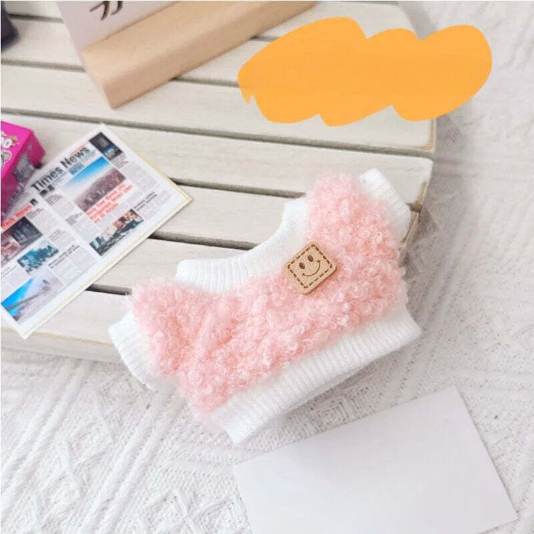 Labubu stiliaus Šypsenos megzta apranga