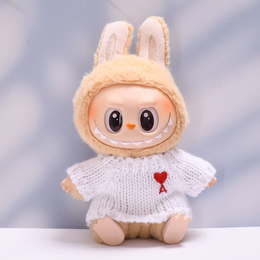 Prabangos įkvėptas Labubu stiliaus drabužių rinkinys