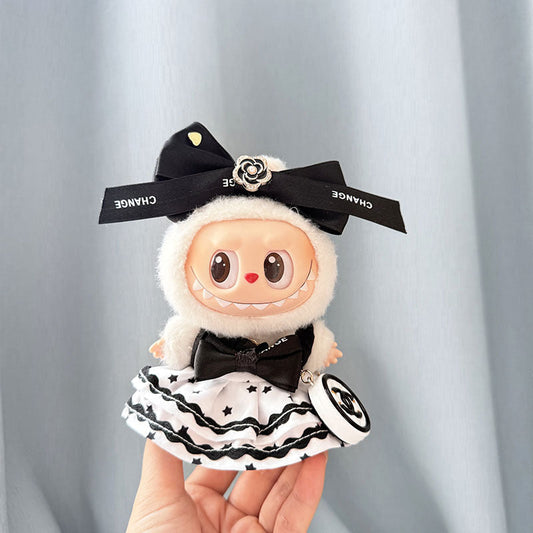 Prabangos įkvėptas Labubu stiliaus drabužių rinkinys