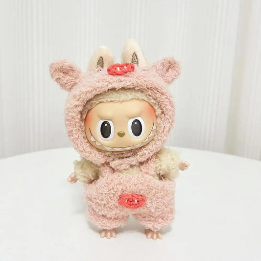 Labubu stiliaus Rožiniai kombinezonai