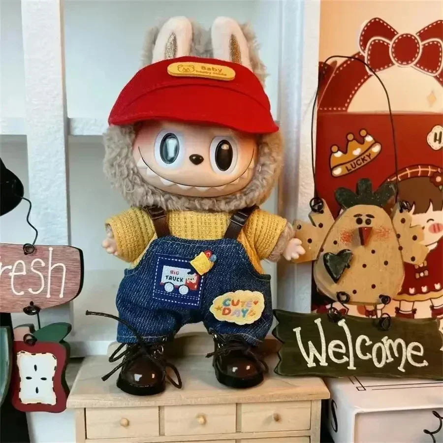 Labubu stiliaus Ūkininko kombinezonas