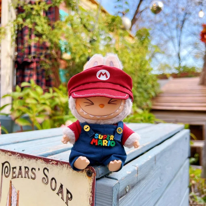 Labubu stiliaus Super Mario apranga