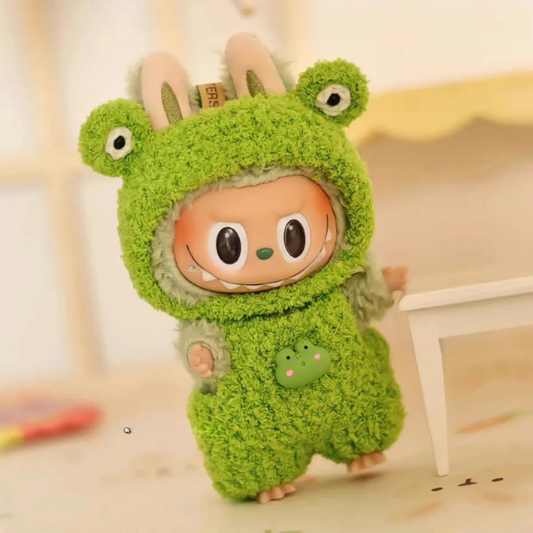 Labubu stiliaus Fredžio varlės apranga